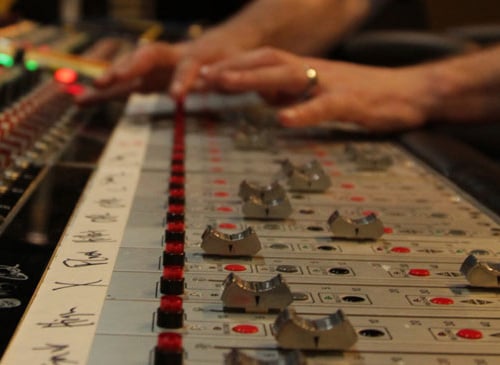 Hands on Mixing Board