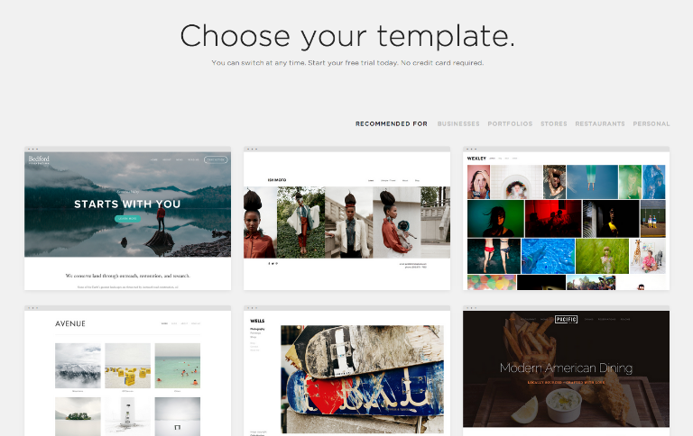 Squarespace Templates